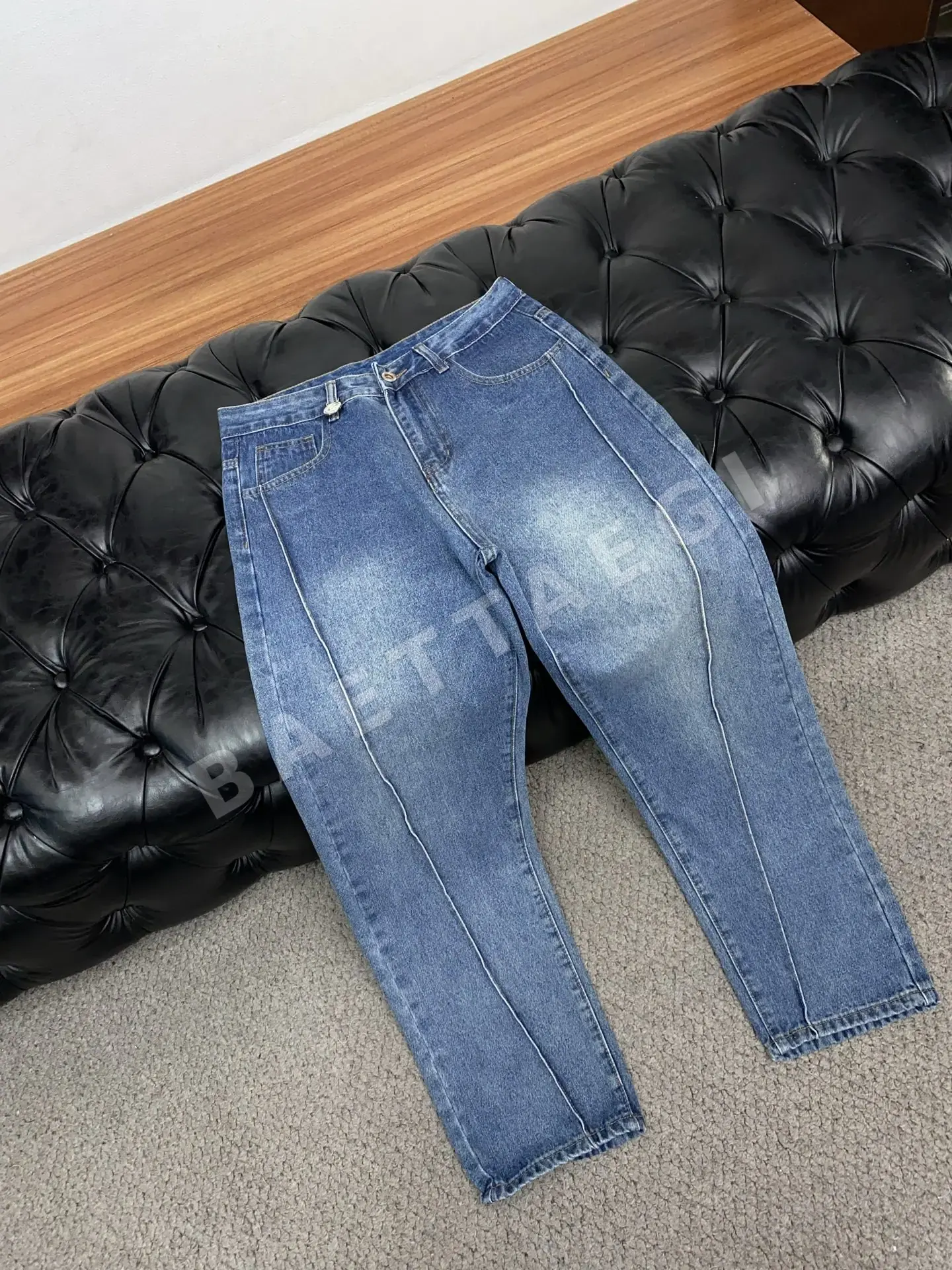 구찌 남성 스트레이트 데님 바지 상세 이미지 6