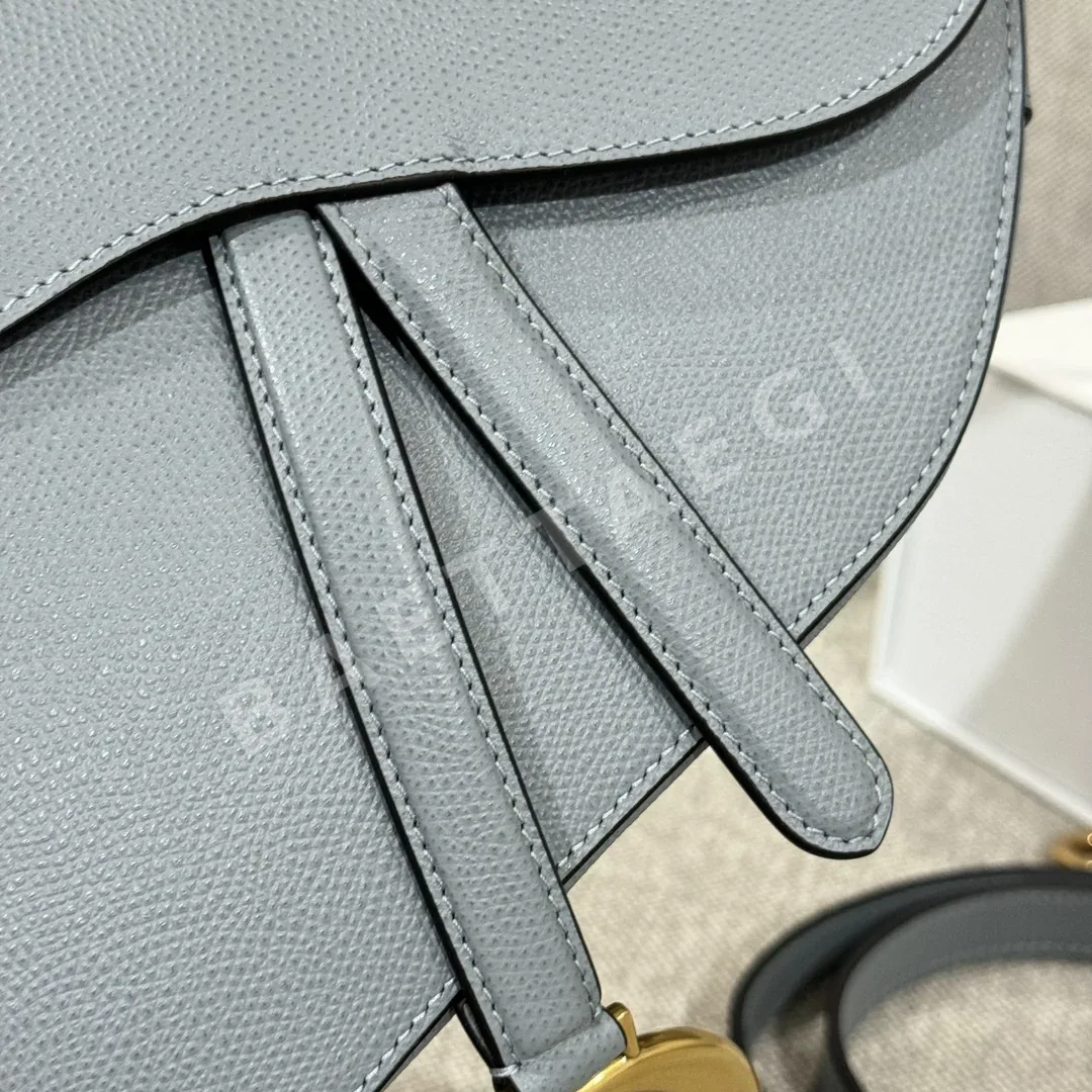 디올 대형 말굽 25 블루 가방 상세 이미지 5