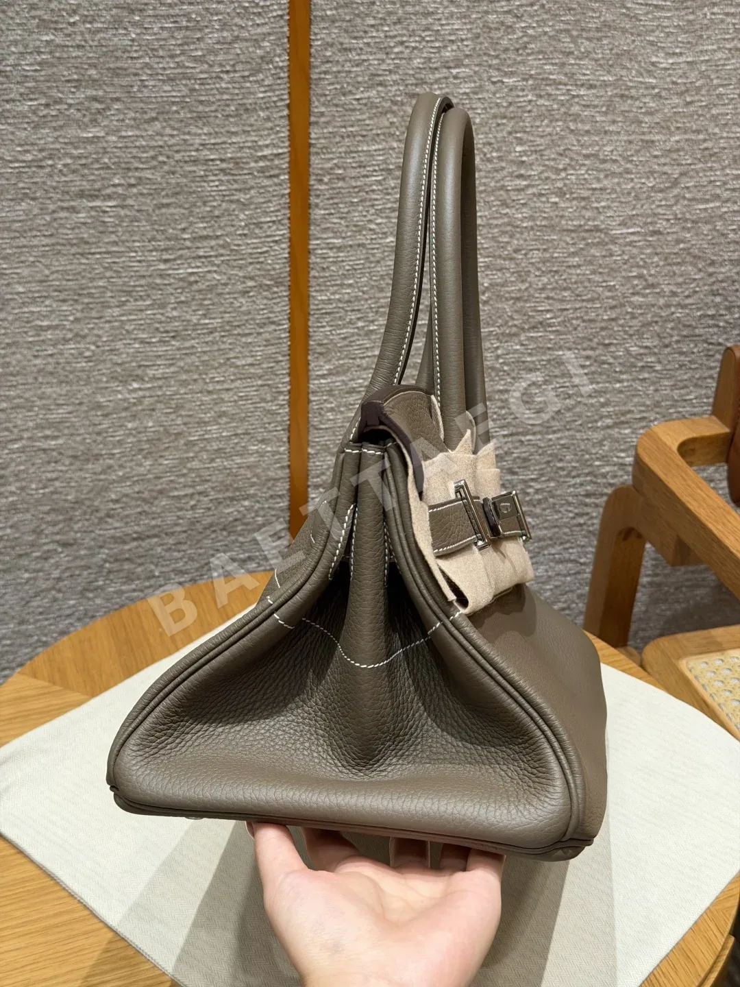 에르메스 버킨 숄더백 가죽 가방 상세 이미지 3