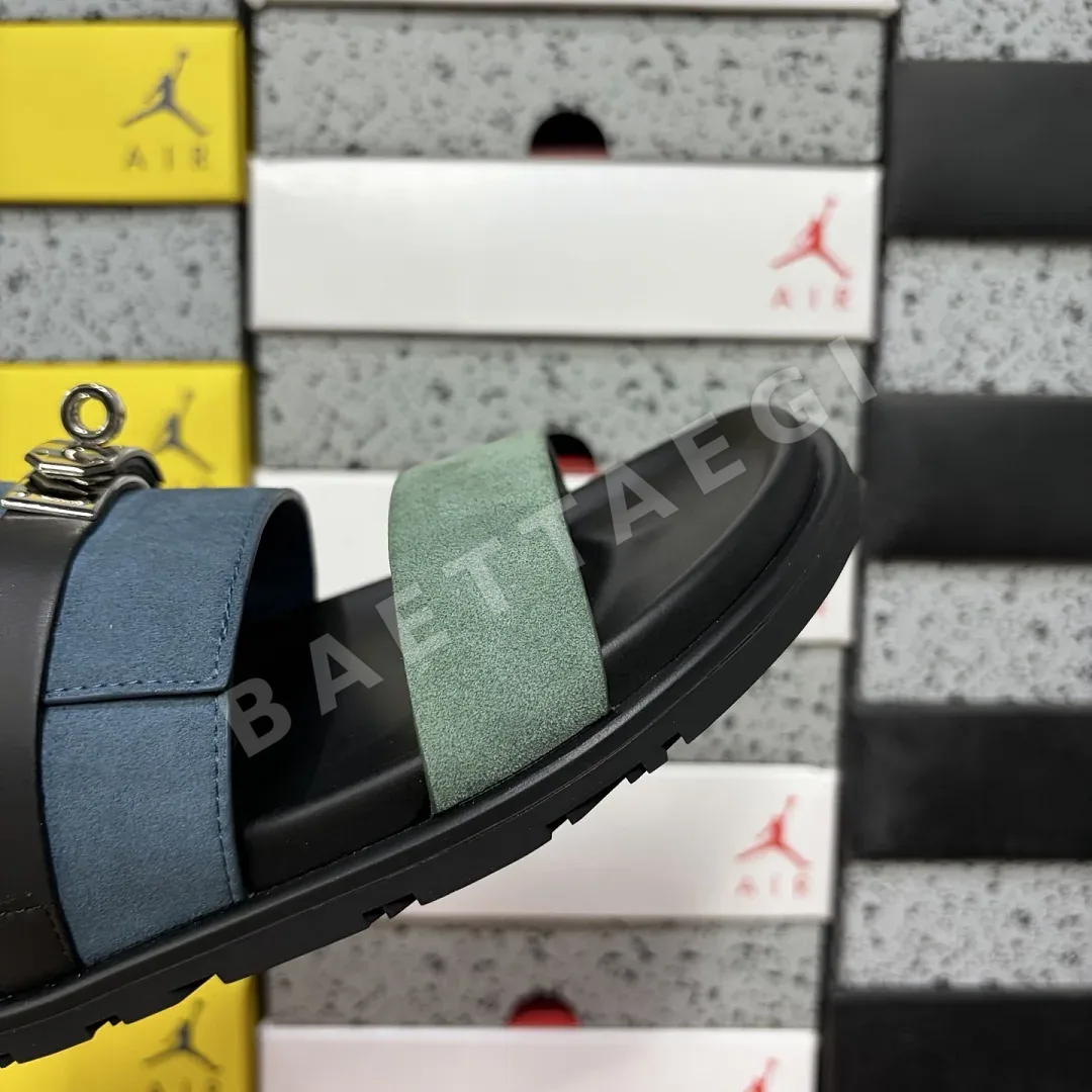 에르메스 [YX] 블루 205769 Hermes Chypre Sandal 상세 이미지 6