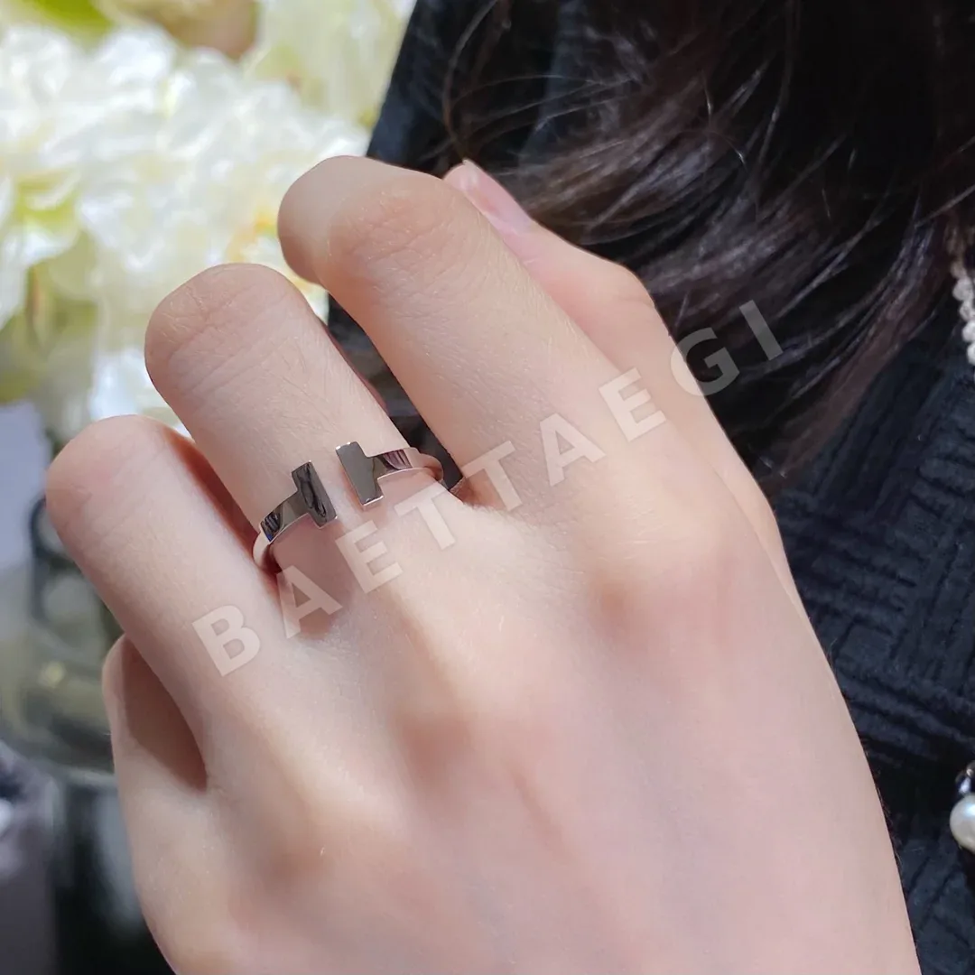 티파니 더블 T 스무스 링 반지 70991
