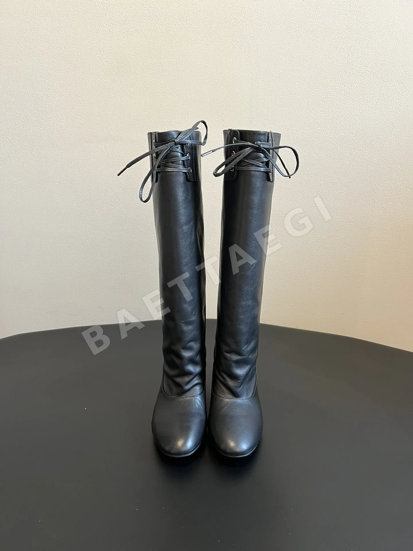 팔로마 울 패치워크 레이스업 로우힐 부츠 134519