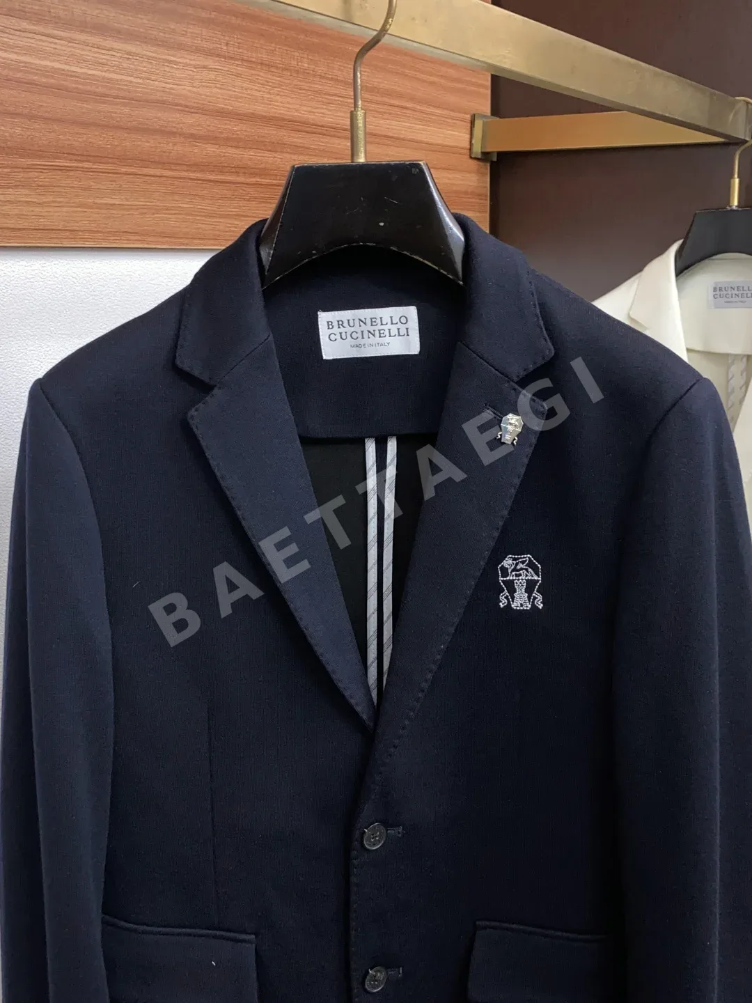 브루넬로쿠치넬리 컬러 블록 남성 자켓 상세 이미지 2