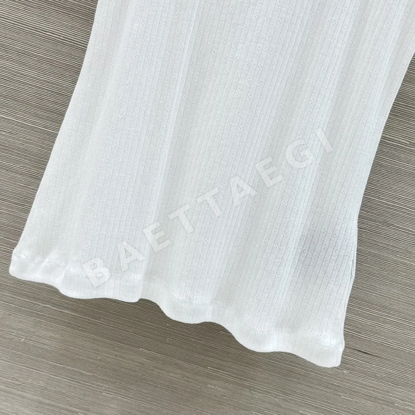 미우미우 트위스트 스틸 와이어 레이스 반팔 베스트 M 상세 이미지 6