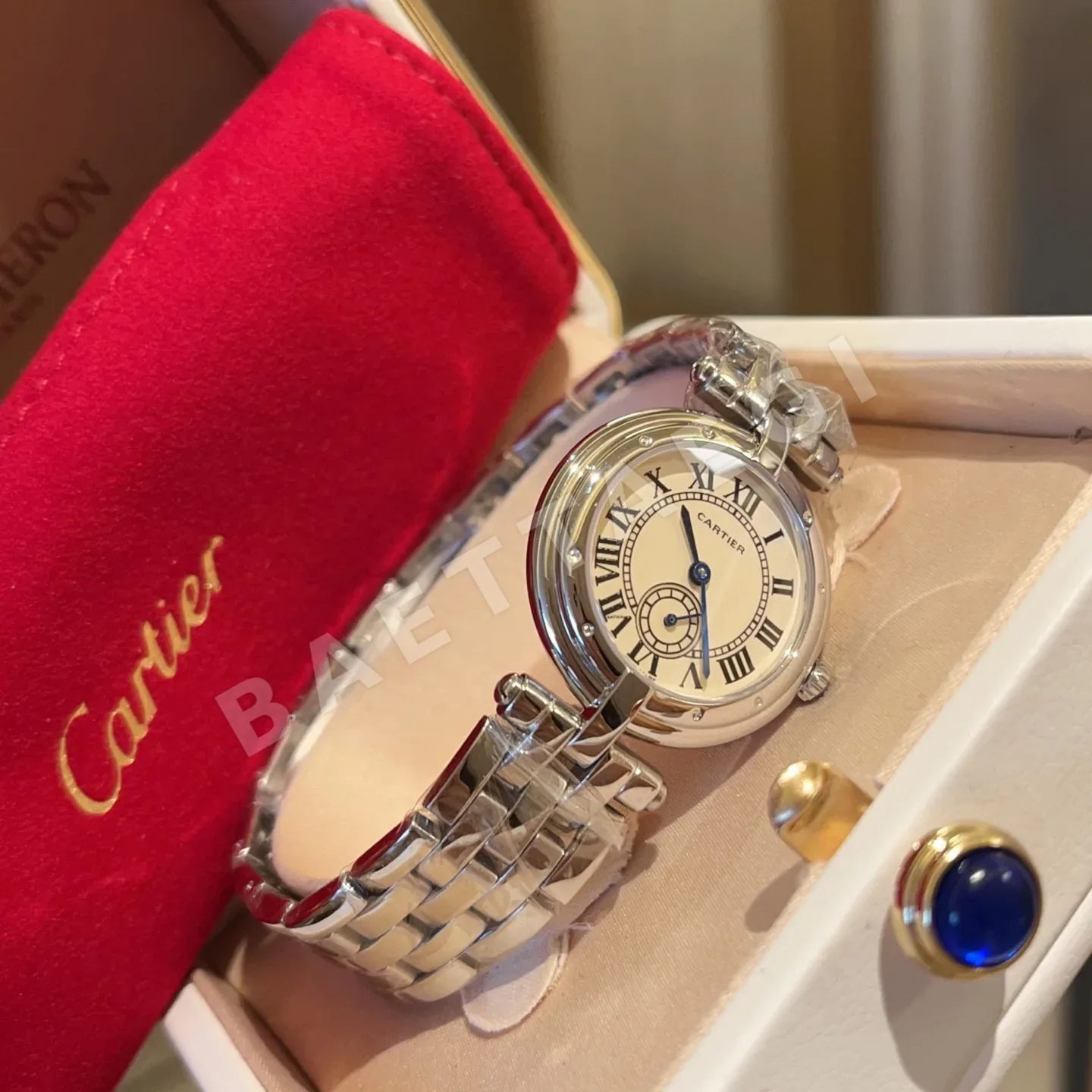 까르띠에 시계 사파이어 글라스 레플리카 42824 Cartier 상세 이미지 4