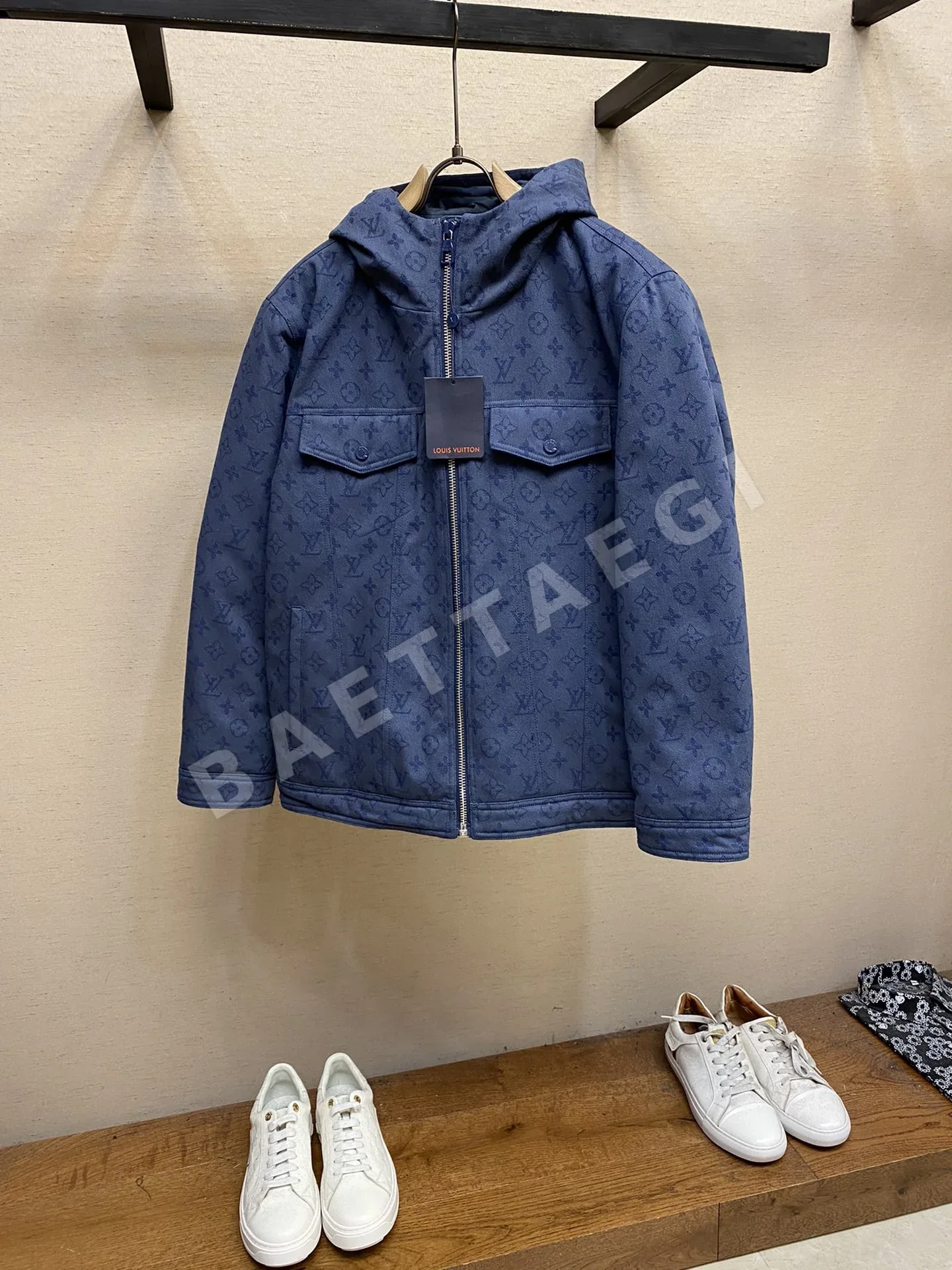 루이비통 데님 다운 재킷 남성 자켓 187869