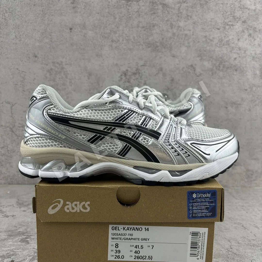 아식스 [TOP] 젤 카야노 14 1203A537-110 200264 Asics Gel-Kayano 14 White Graphite Grey