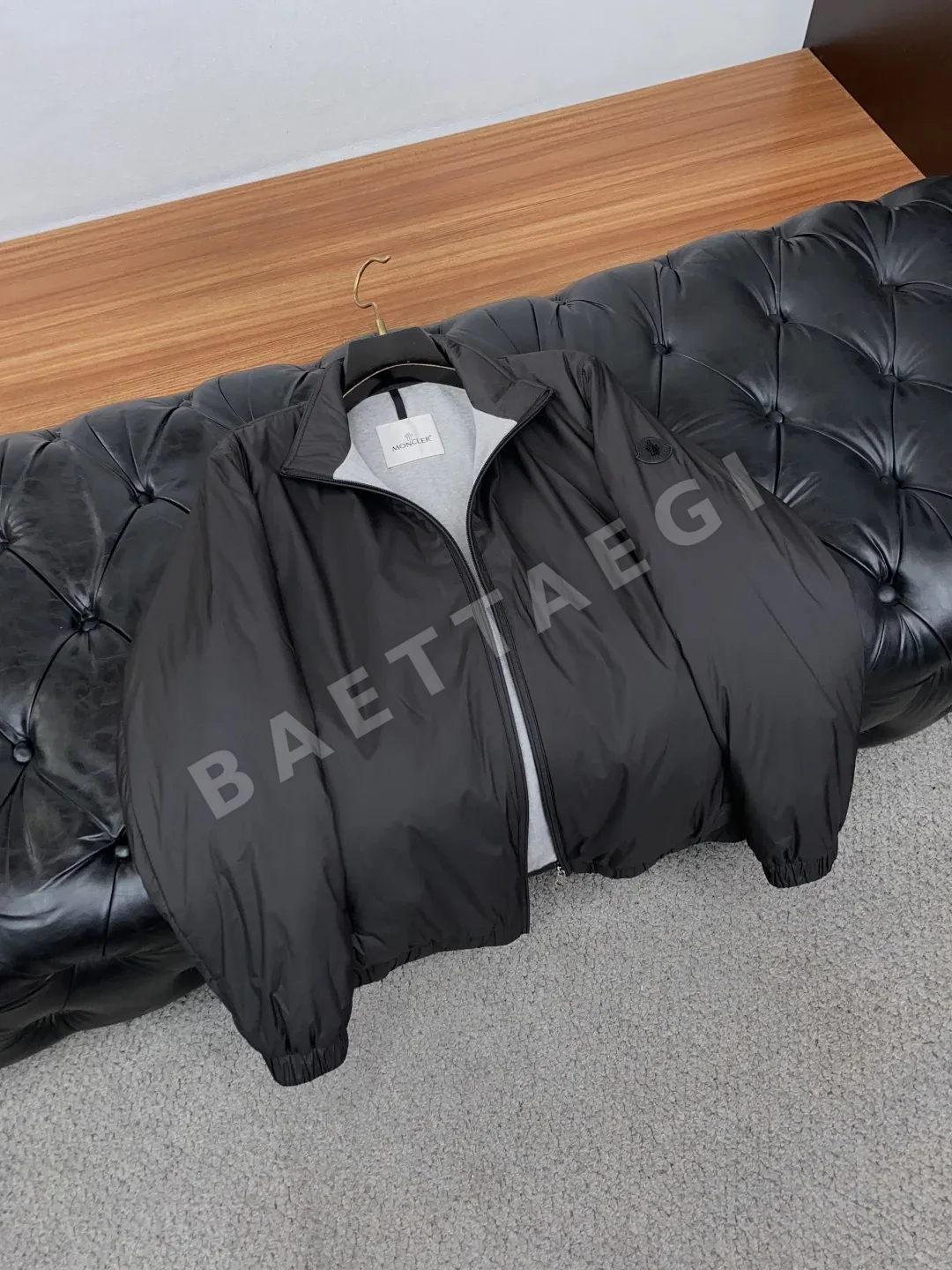 몽클레르 코튼 스탠드카라 남성 자켓 상세 이미지 6