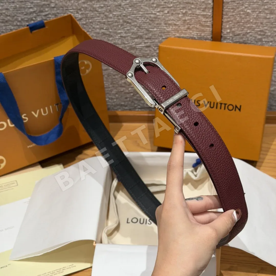루이비통 개구리 모티브 30mm 리버시블 벨트 상세 이미지 4