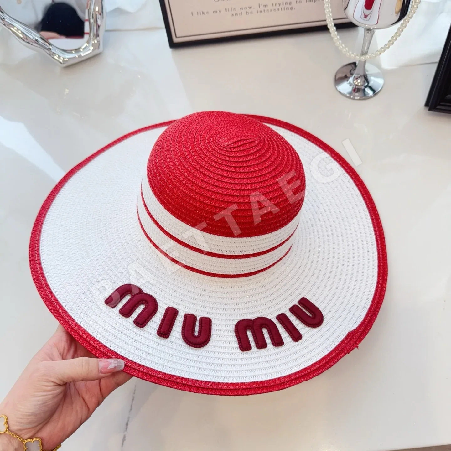 미우미우 모자 80951 Miu Miu Cap 상세 이미지 2