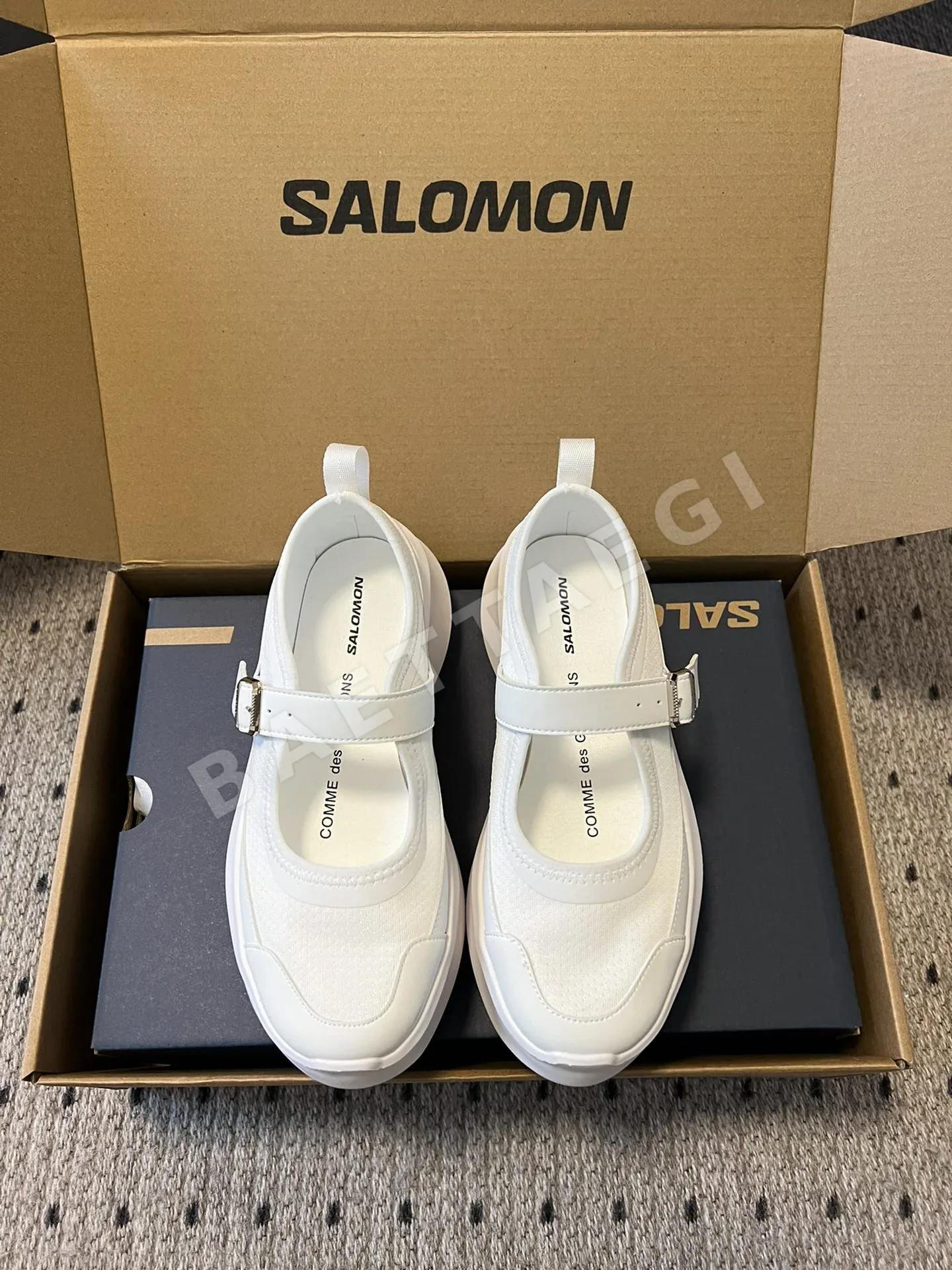 살로몬 XT-6 플랫폼 캐주얼 메리제인 74841