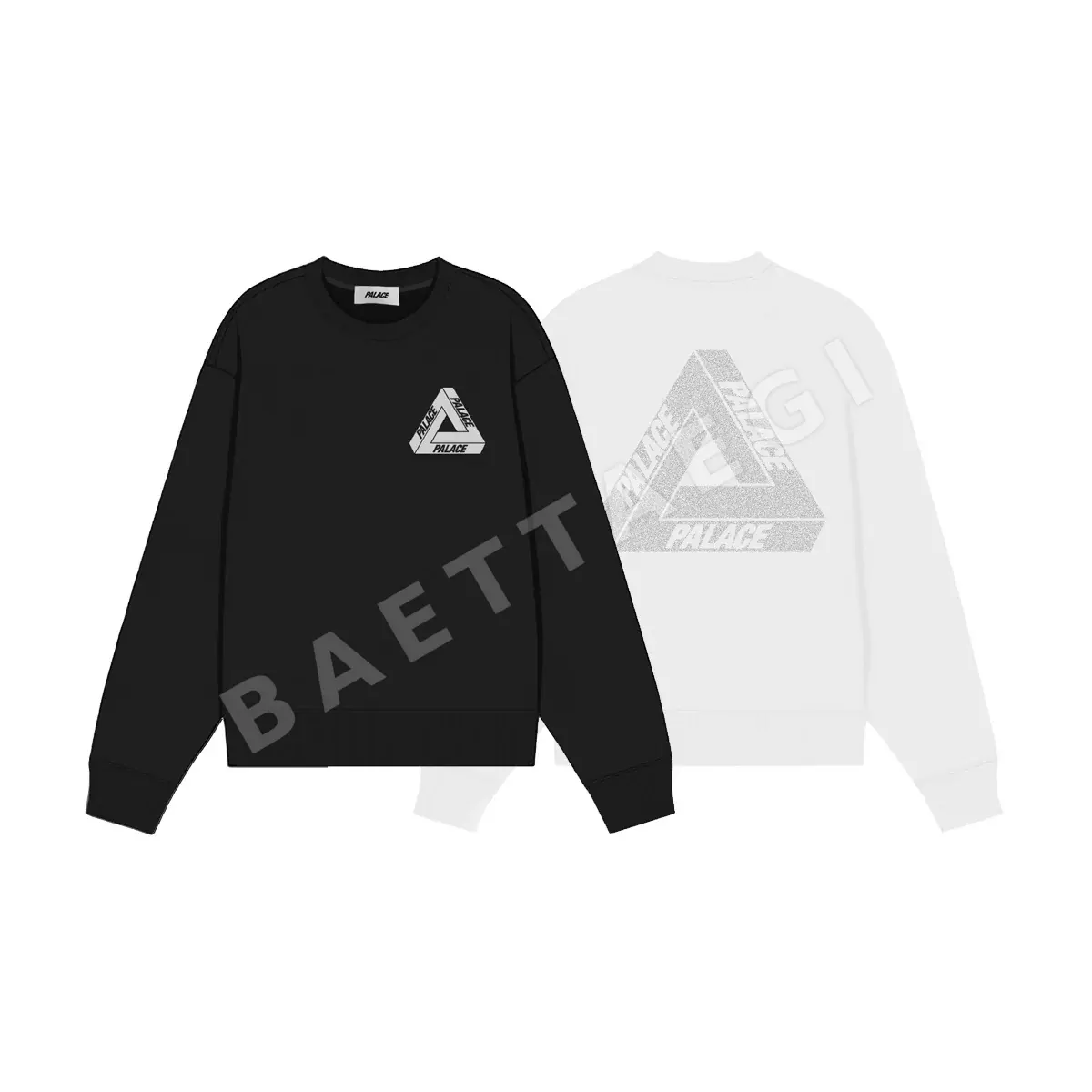 팔라스 3D 반사 로고 크루넥 긴팔 스웨트셔츠 89768