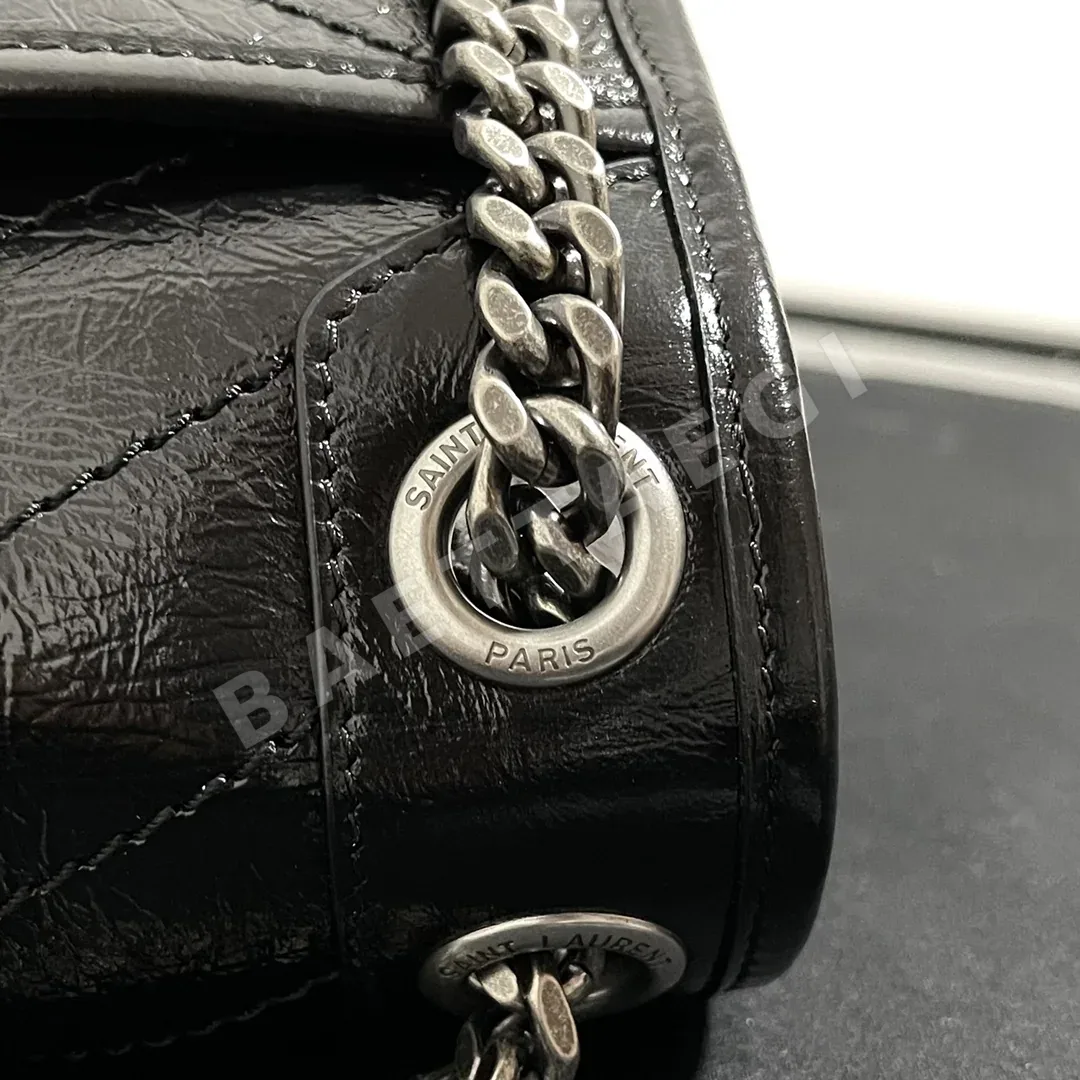 생로랑 니키 앤티크 실버 체인 숄더백 28CM633158 상세 이미지 9
