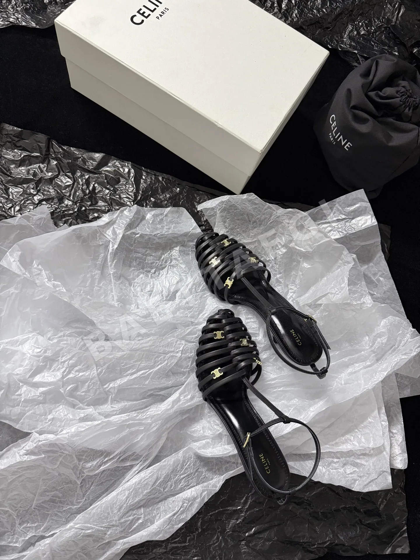 셀린느 케이지 스틸레토 샌들 상세 이미지 3