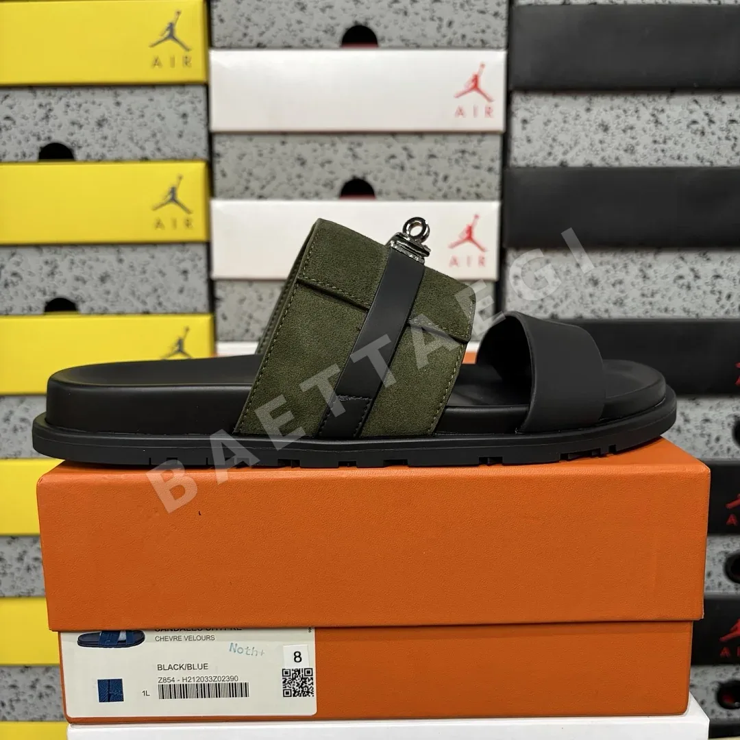 에르메스 [YX] 카키 205770 Hermes Chypre Sandal