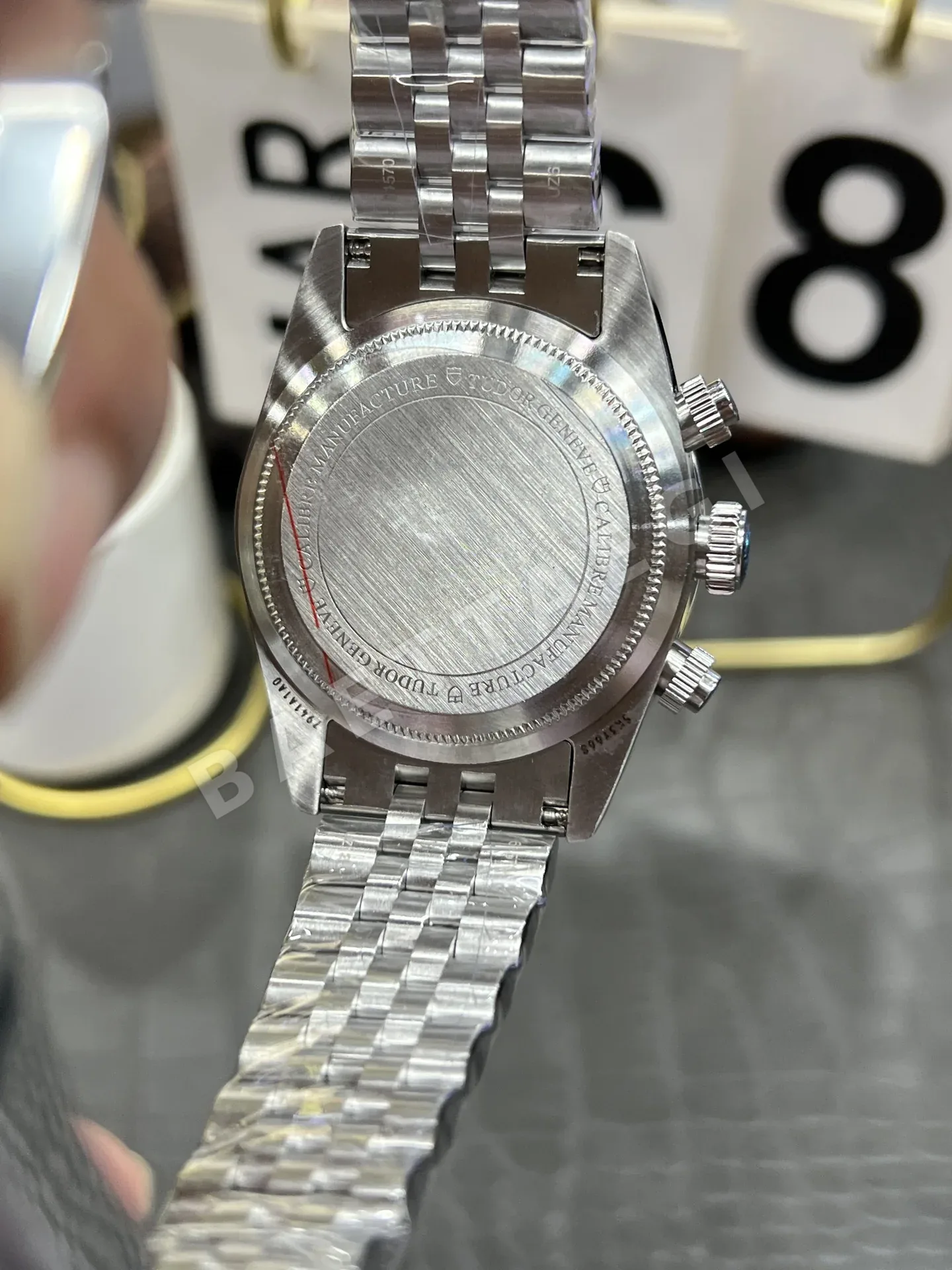 튜더 블랙베이 크로노그래프 딥블루 다이얼 3 T 공장 7750 남성 시계 레플리카 45571 Tudor 상세 이미지 7