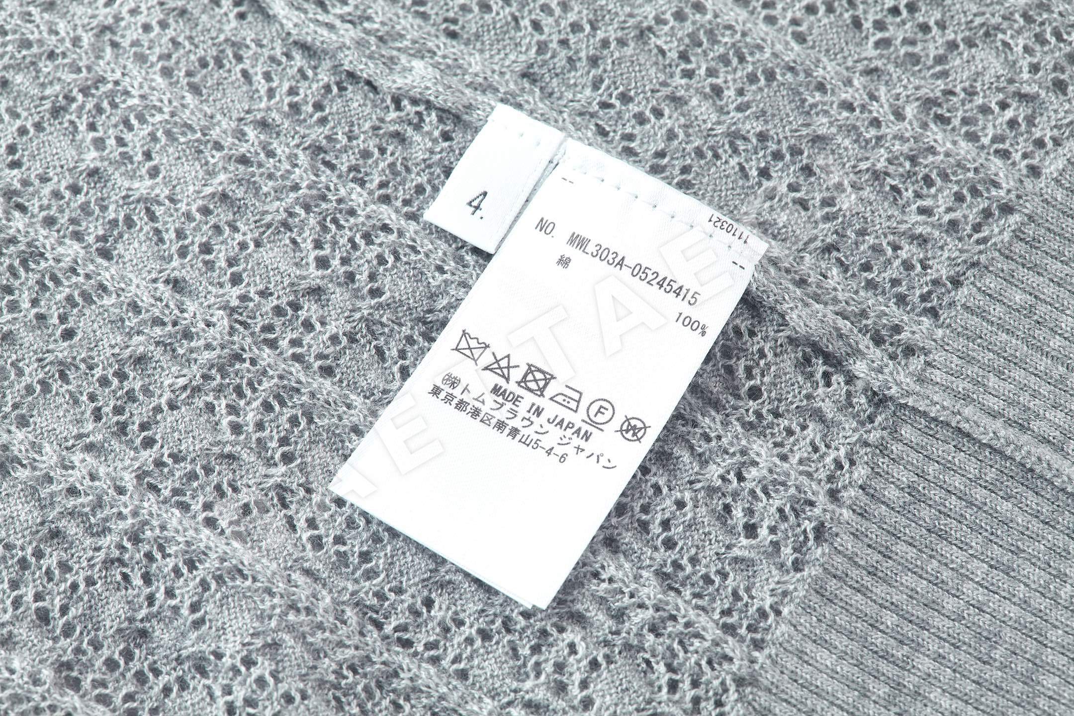 톰브라운 남성 코튼 반팔 티셔츠 상세 이미지 9
