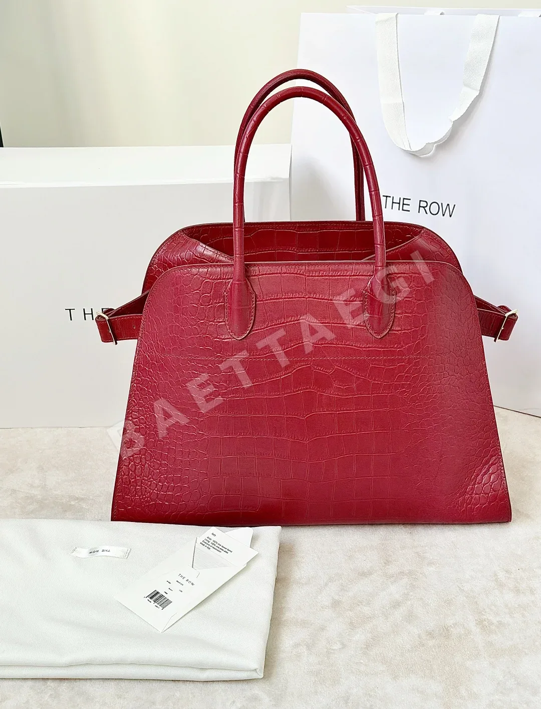 더로우 사만타 악어무늬 15 인치 핸드백 76175