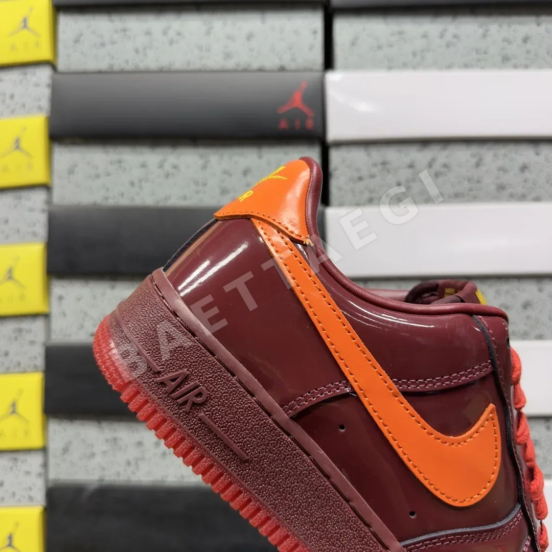 나이키 [G] 에어 포스 1 로우 IO4489-601 201893 Nike Air Force 1 Low Patent Leather Dark 상세 이미지 9