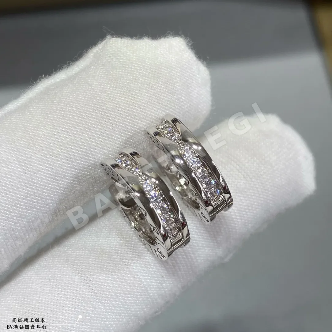 불가리 18K 골드 다이아몬드 귀걸이 상세 이미지 3