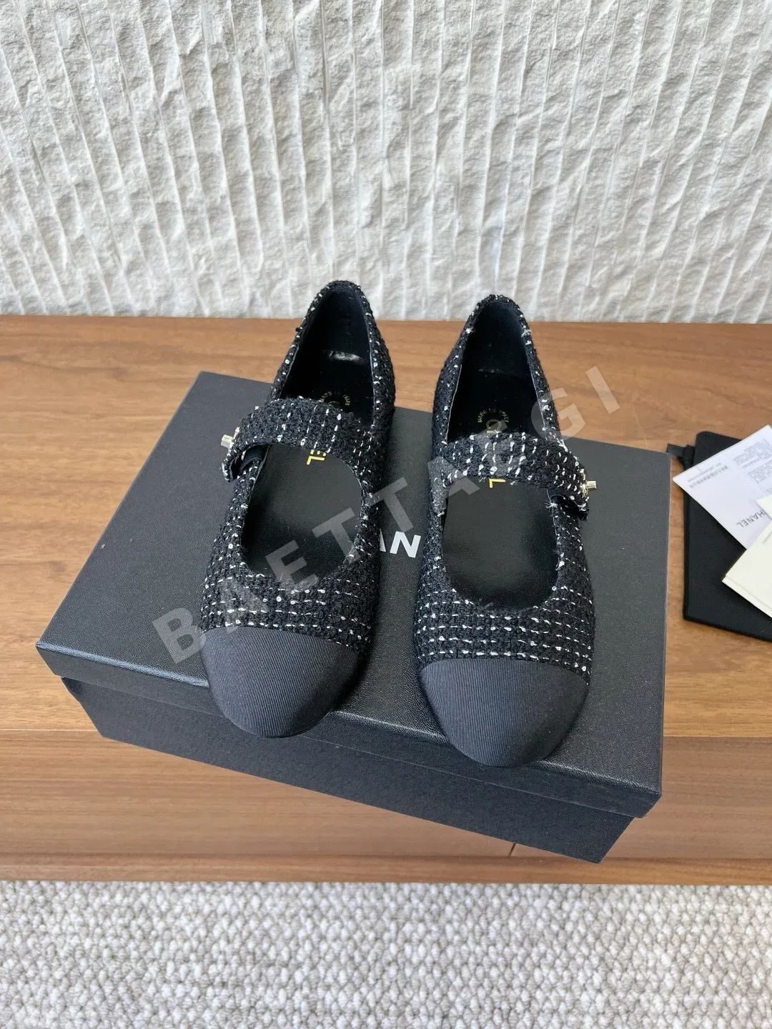 샤넬 더블 C 컬러 블록 메리제인 상세 이미지 1