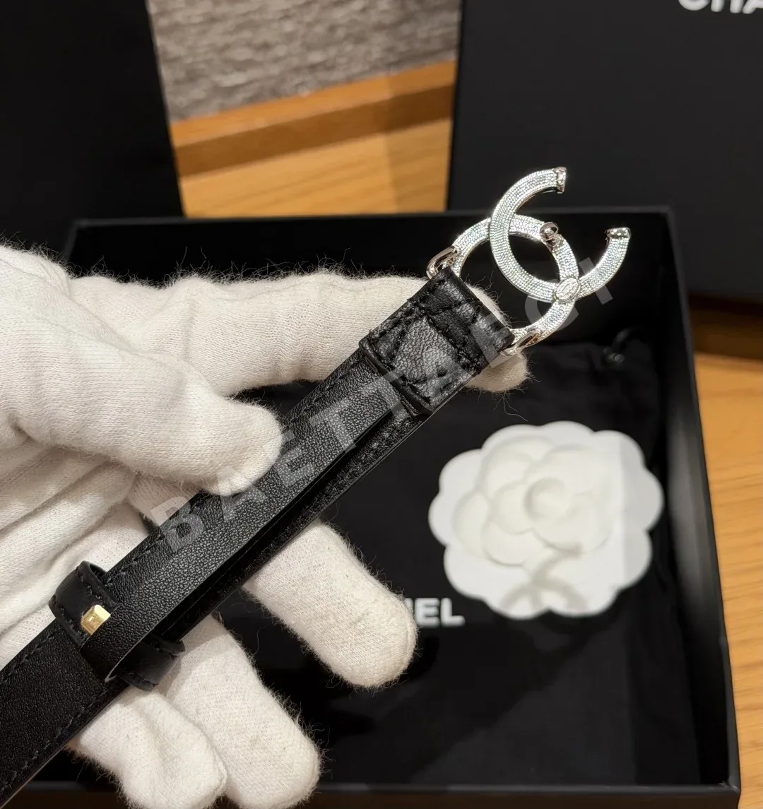 샤넬 퀼팅 램스킨 벨트 20mm 상세 이미지 4