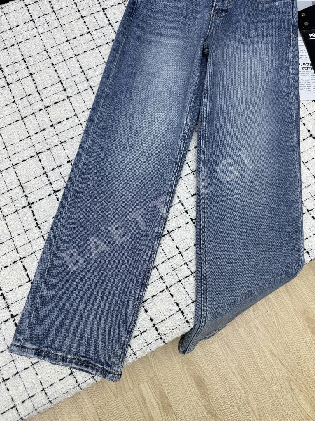 생로랑 크롭드 여성 바지 상세 이미지 2