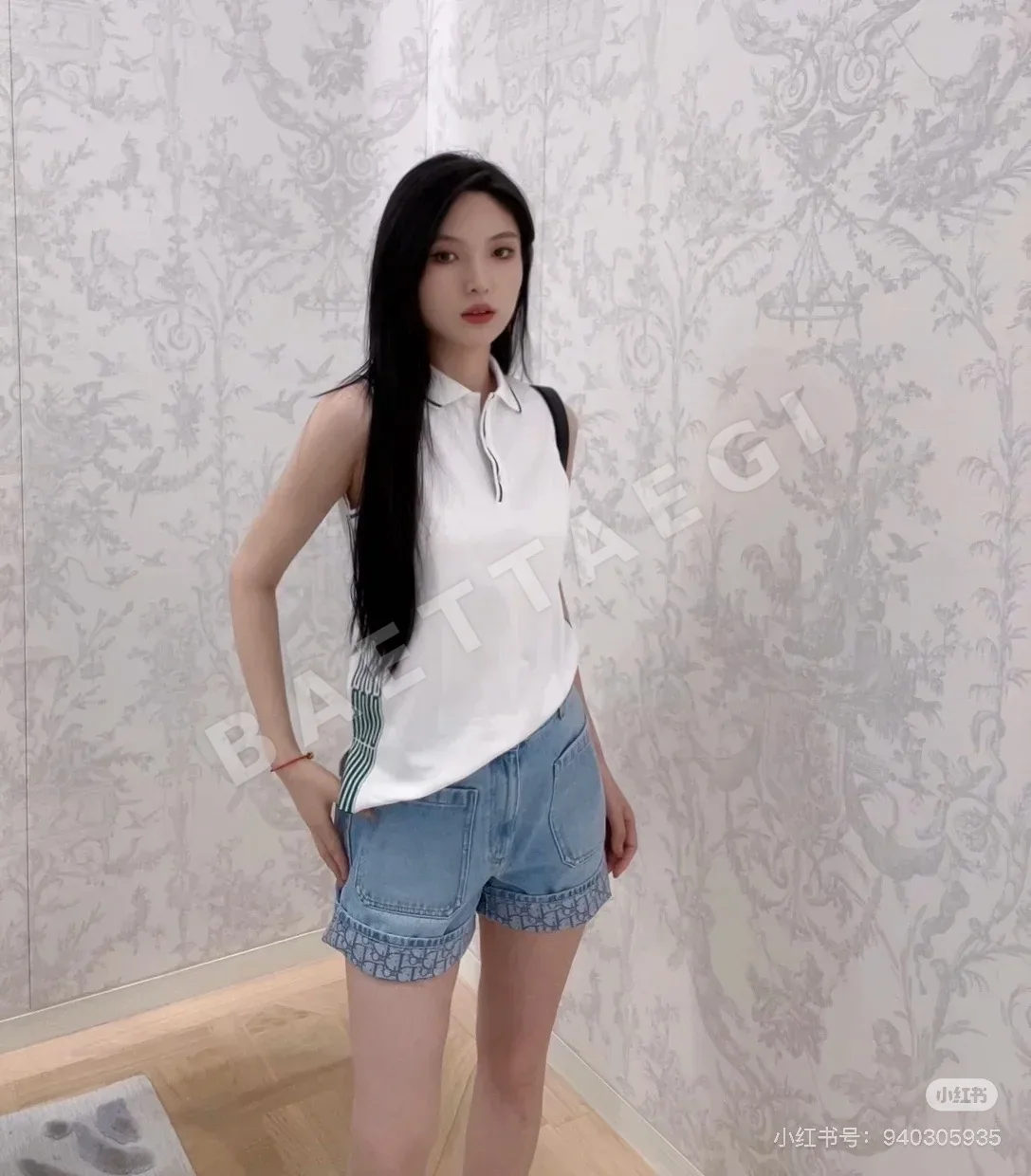 디올 크로셰 팬츠 세트 상세 이미지 4