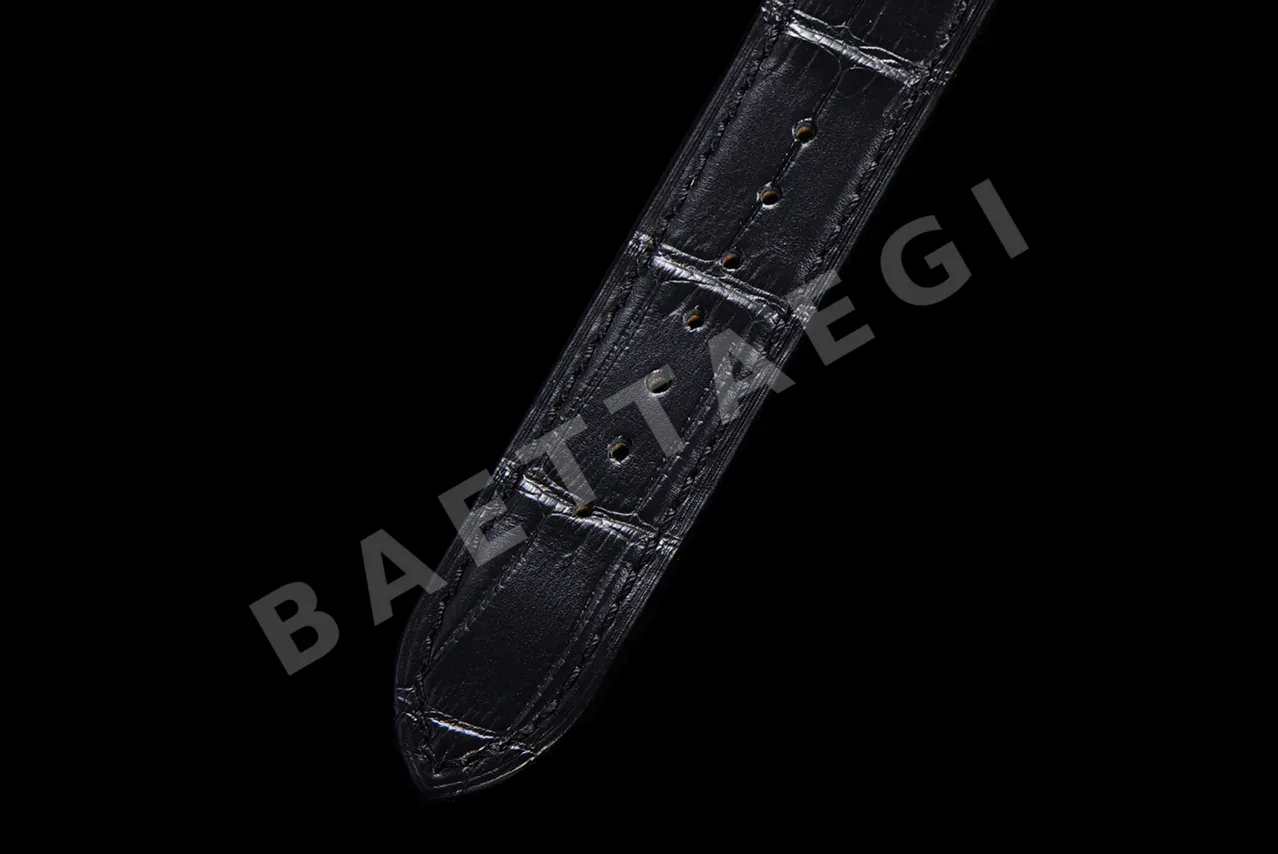 까르띠에 산토스 5 S+공장 쿼츠 무브먼트 로즈골드 악어가죽 블루 블랙 화이트 레플리카 42758 Cartier 상세 이미지 7