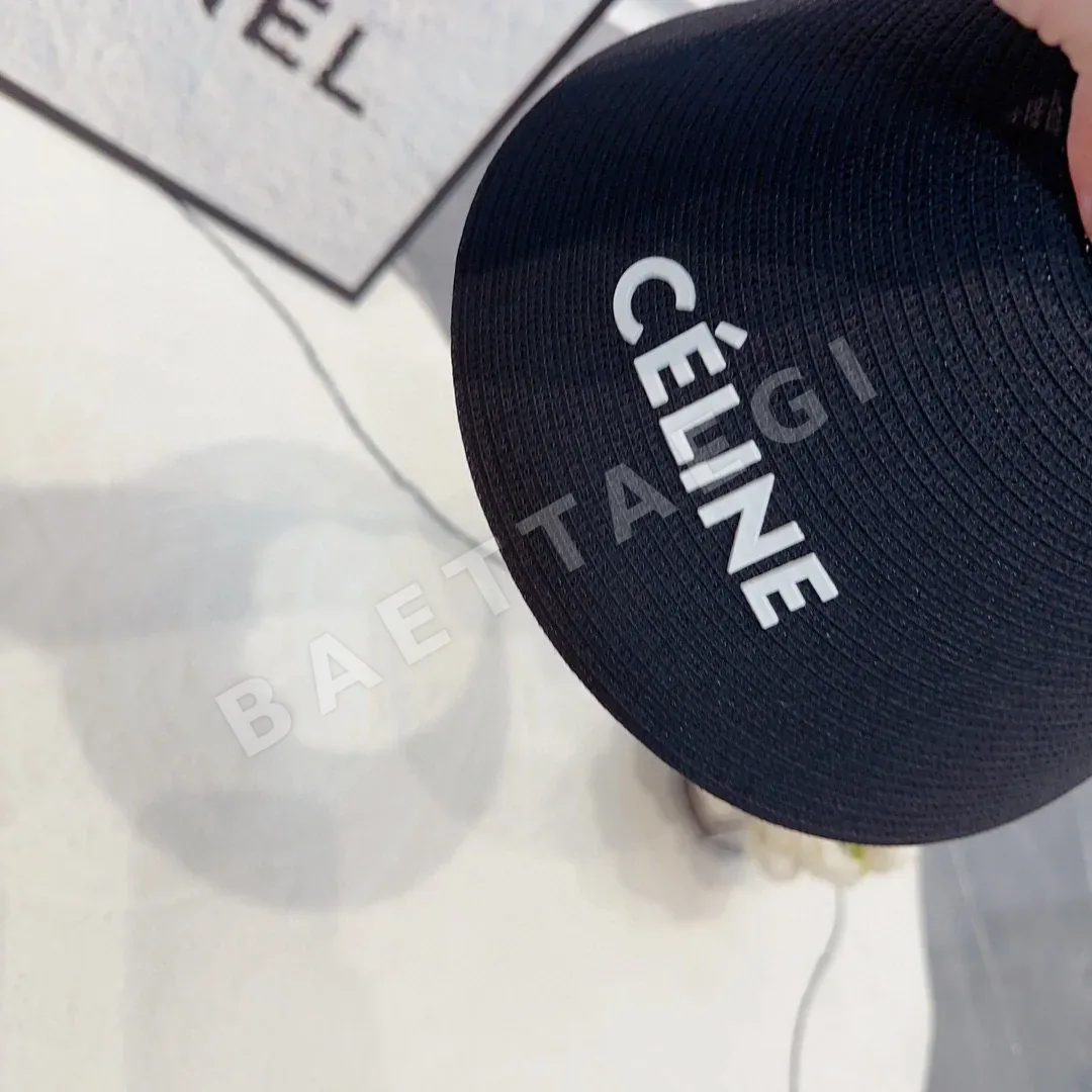 셀린느 더블 C 자수 헤드밴드 바이저 캡 상세 이미지 7