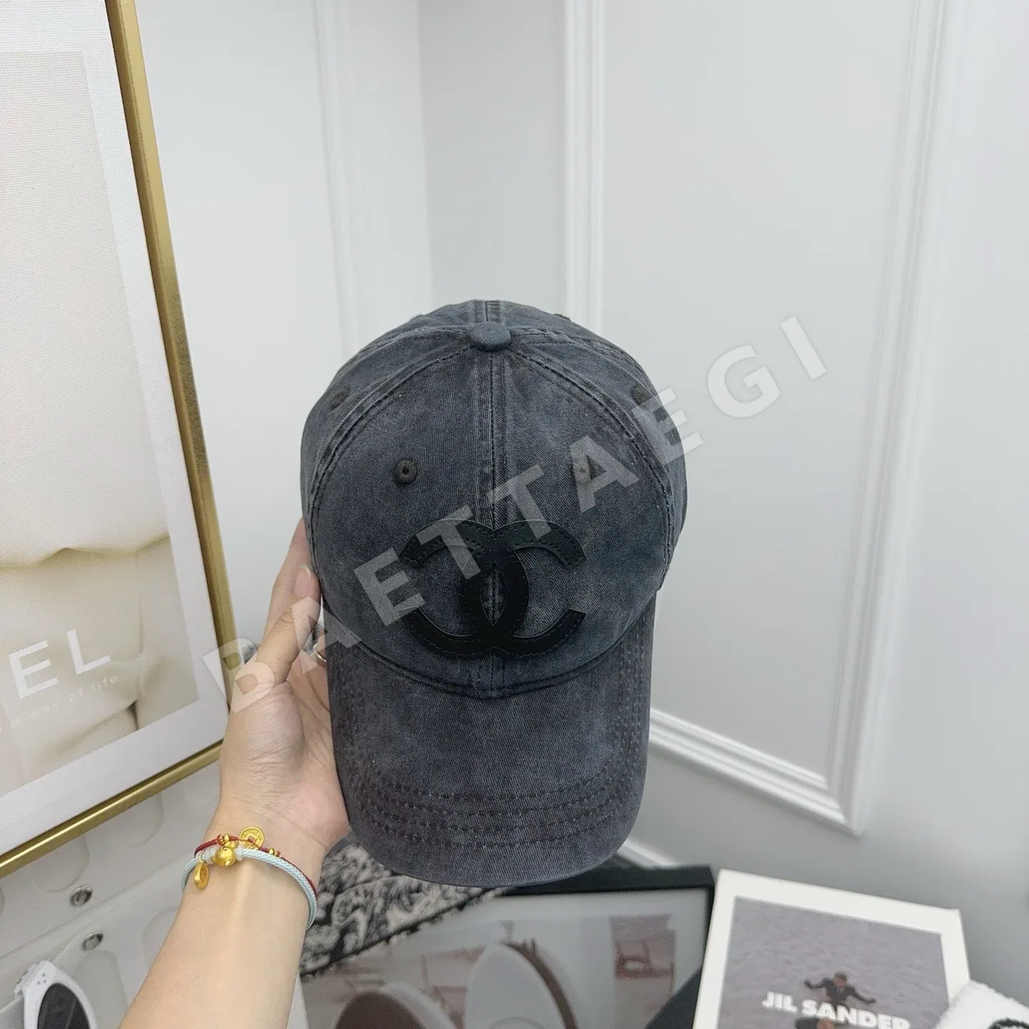 샤넬 레트로 가을겨울 컬러 모자 상세 이미지 1