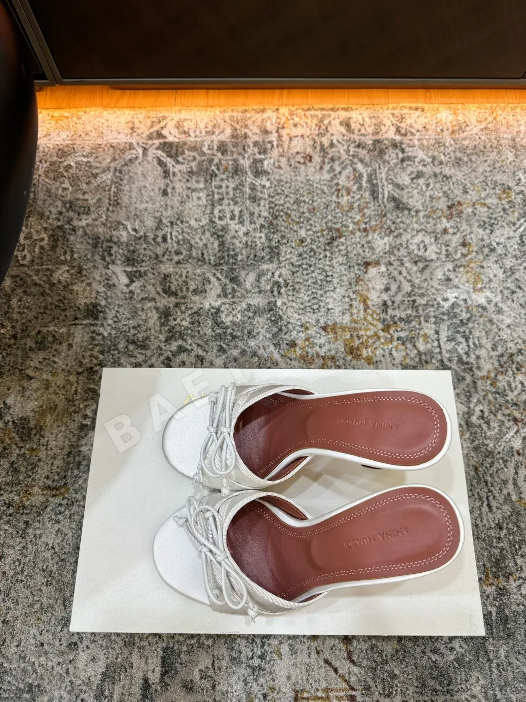 아미나 무아디 여성 부티 힐 신발 상세 이미지 2