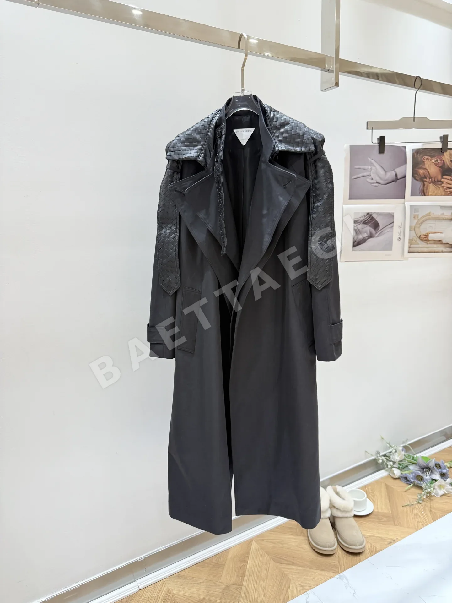 보테가베네타 라펠 카라 여성 자켓 상세 이미지 7