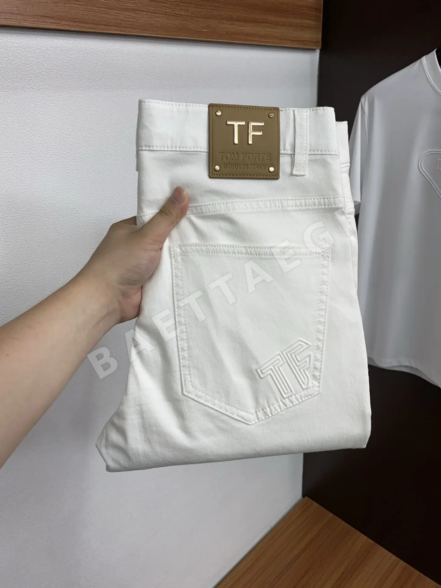 톰포드 남성 고신축 데님 바지 115563