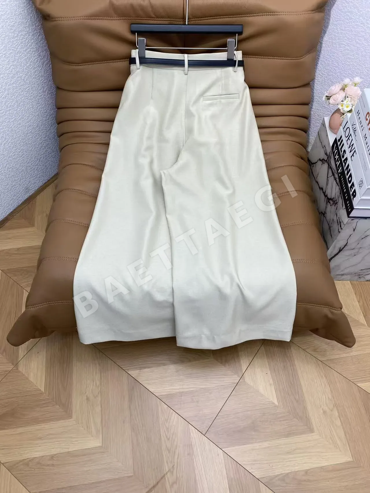 프라다 TR 하이웨이스트 와이드 바지 상세 이미지 9