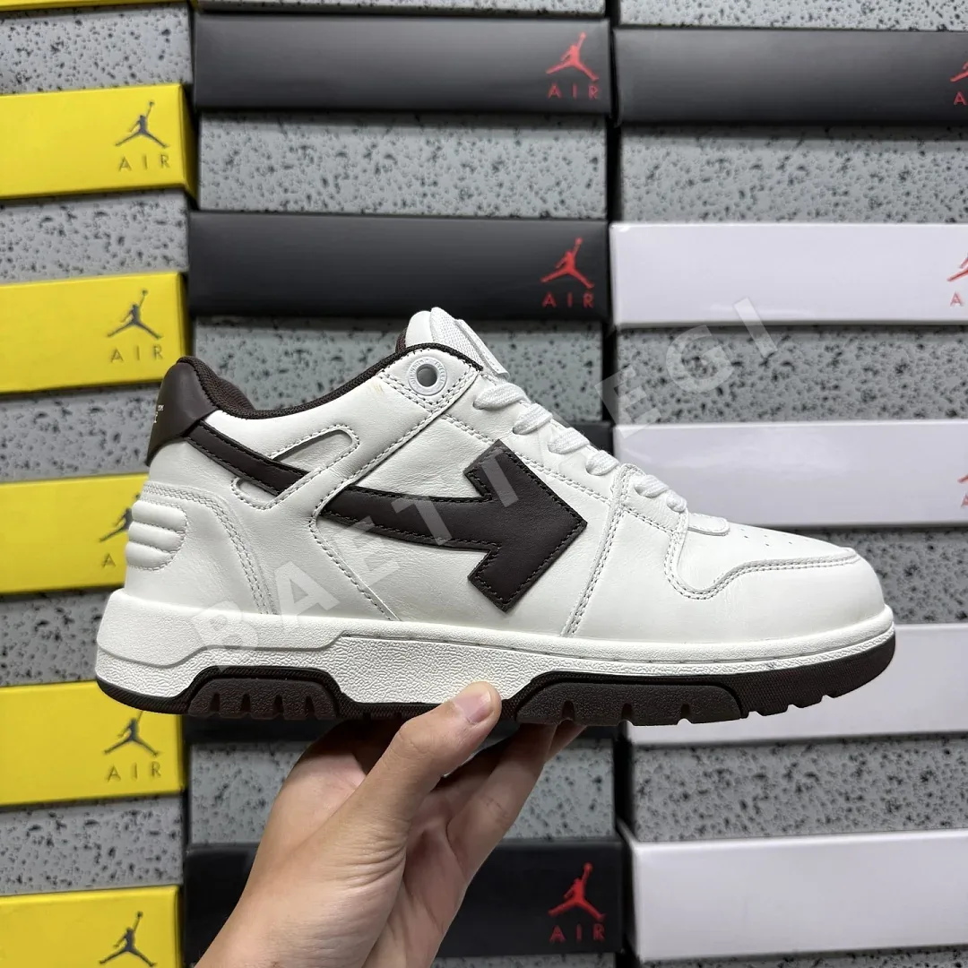 오프화이트 [KZ] 아웃 오브 오피스 OOO 로우 탑스 화이트 블랙 202490 Off White Out Of Office OOO Low 상세 이미지 2