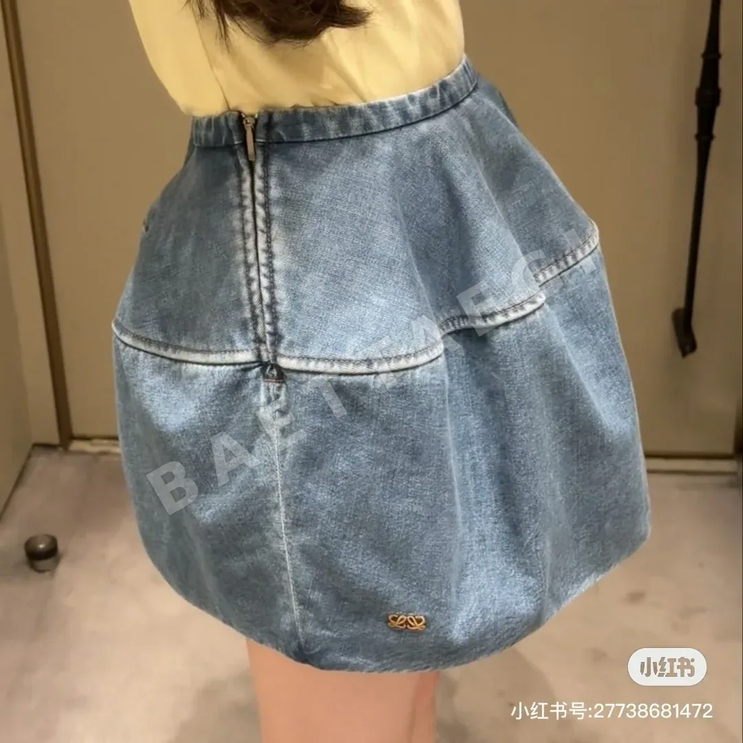 로에베 벌룬 데님 스커트 상세 이미지 5