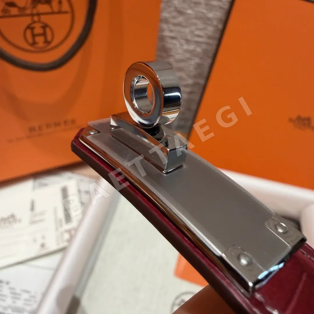 에르메스 켈리 H 버클 18mm 송아지가죽 벨트 상세 이미지 6