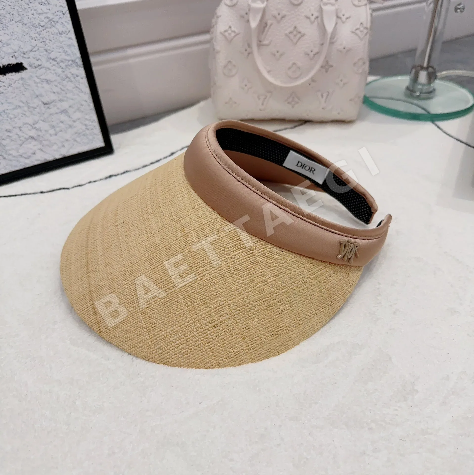디올 라피아 선바이저 모자 상세 이미지 2
