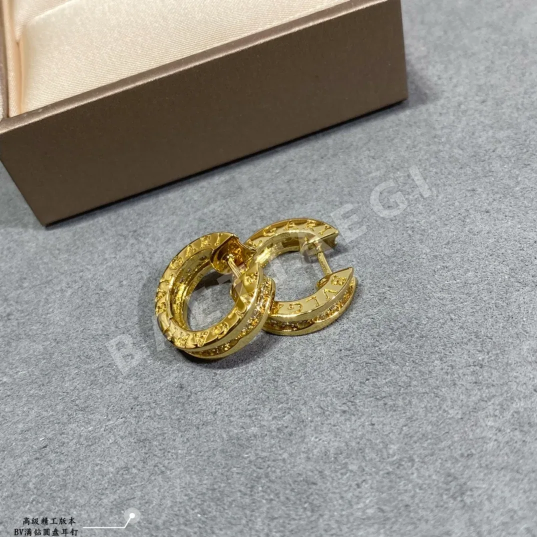 불가리 18K 골드 다이아몬드 귀걸이 상세 이미지 7