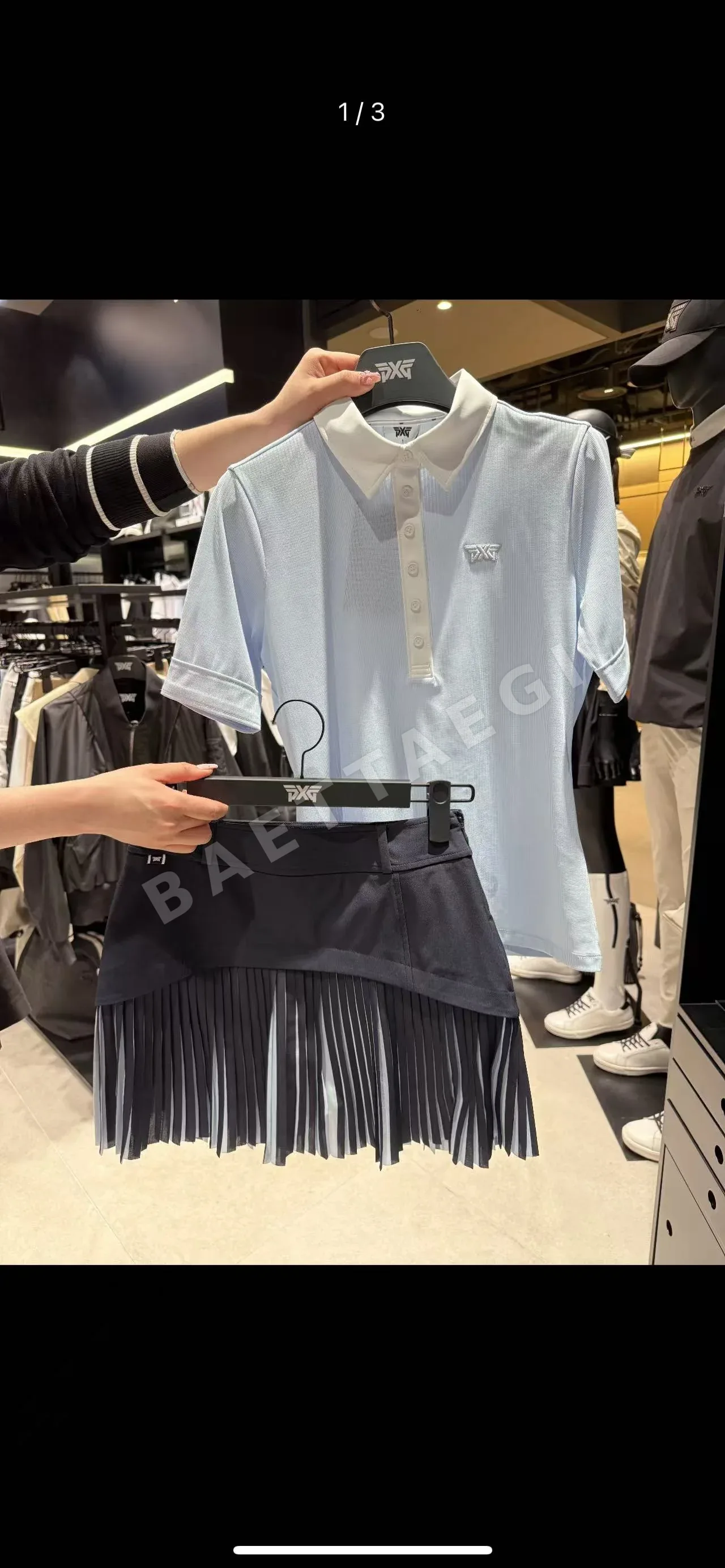 PXG 여성 반소매 골프 티셔츠 상세 이미지 8
