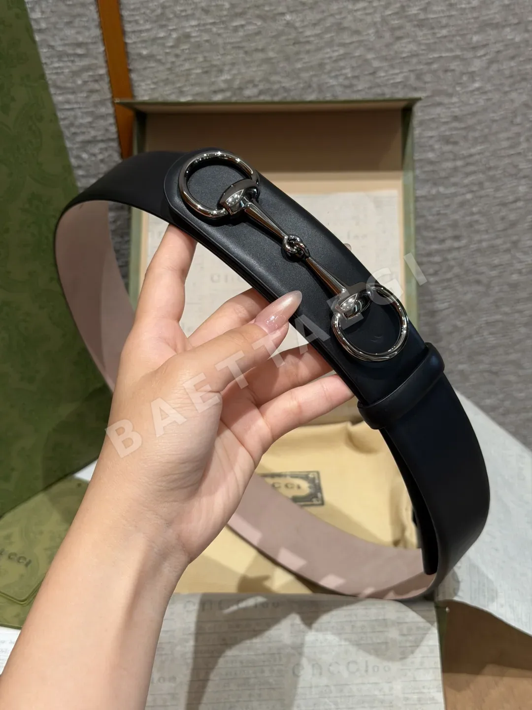 구찌 호스빗 1955 벨트 40mm 벨트 상세 이미지 3