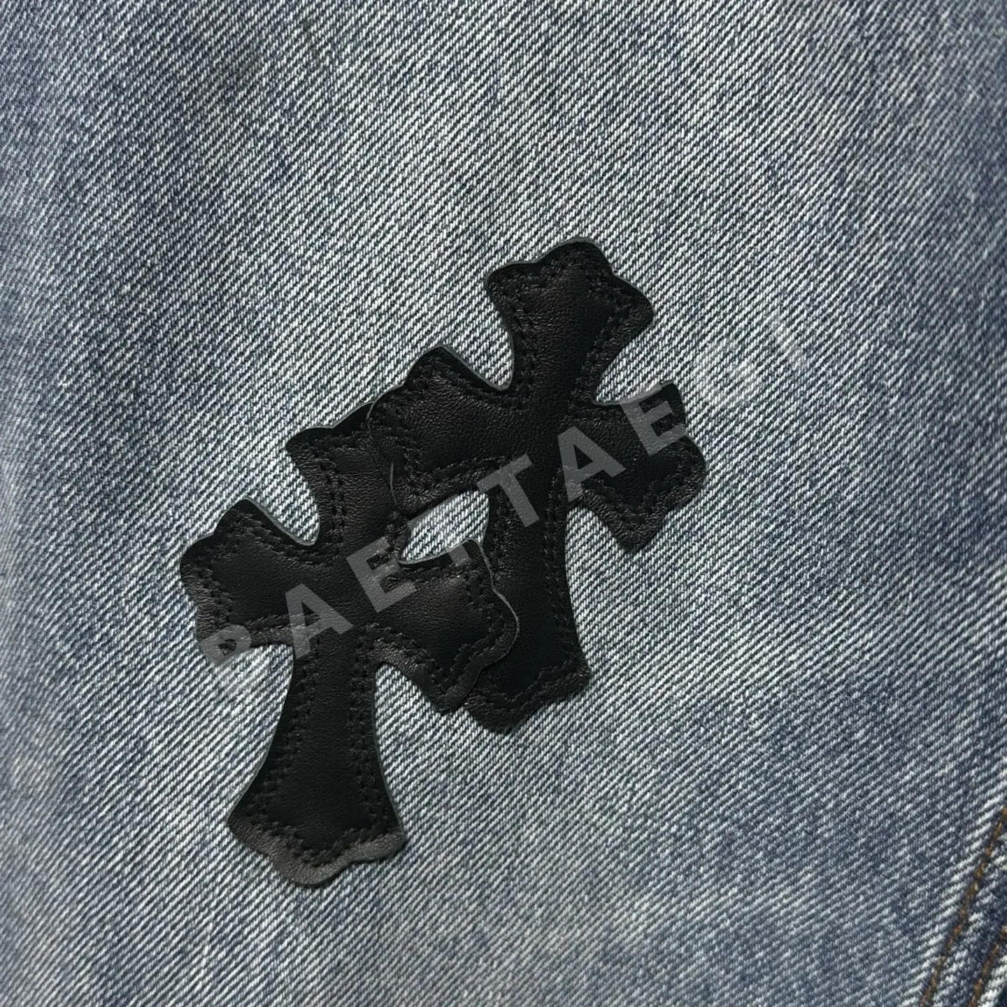 크롬하츠 가죽 바지 상세 이미지 5