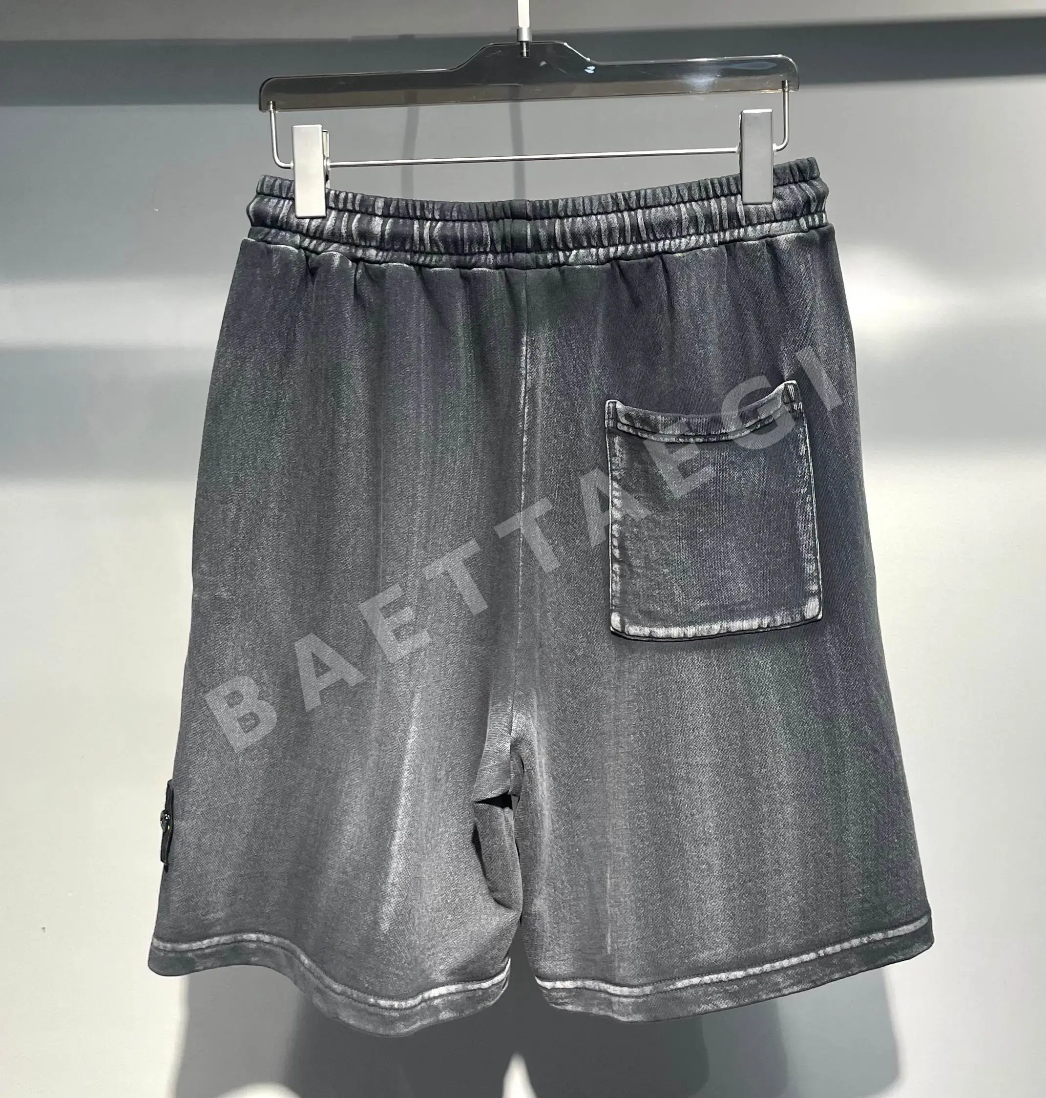 스톤아일랜드 타이다이 워시드 반바지 상세 이미지 7