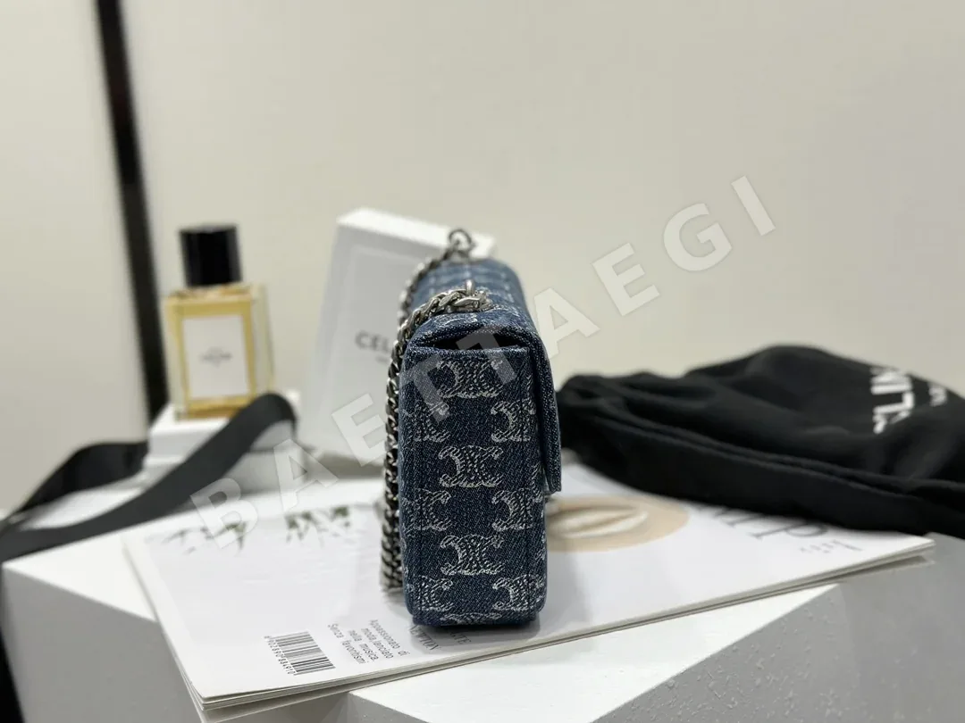 셀린느 트리옴프 데님 체인백 가방 상세 이미지 3