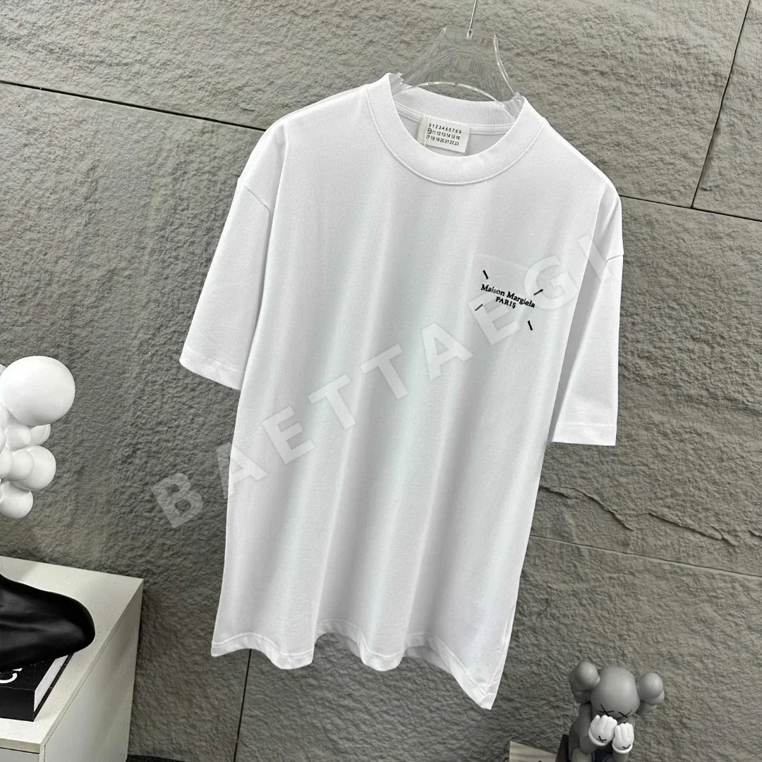 마르지엘라 3D 자수 열전사 반팔 티셔츠 상세 이미지 9