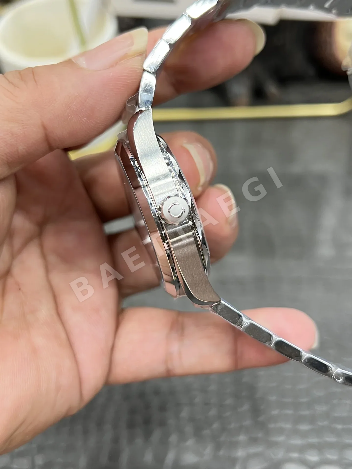 오메가 씨마스터 아쿠아테라 블루 아이스블루 남성 자동 기계식 VS공장 시계 레플리카 44553 Omega 상세 이미지 6