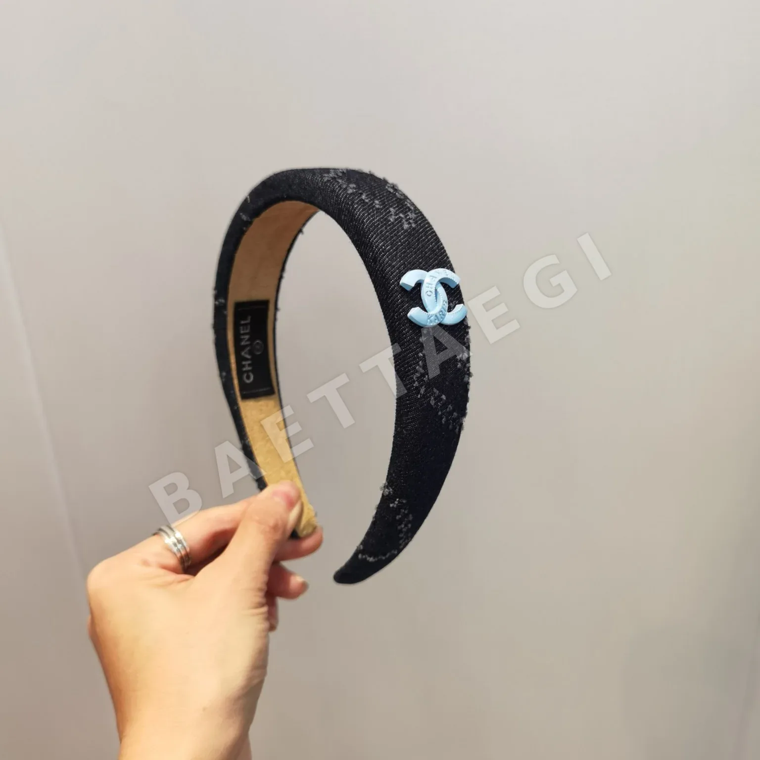 샤넬 데님 헤어밴드 헤어악세사리 상세 이미지 4