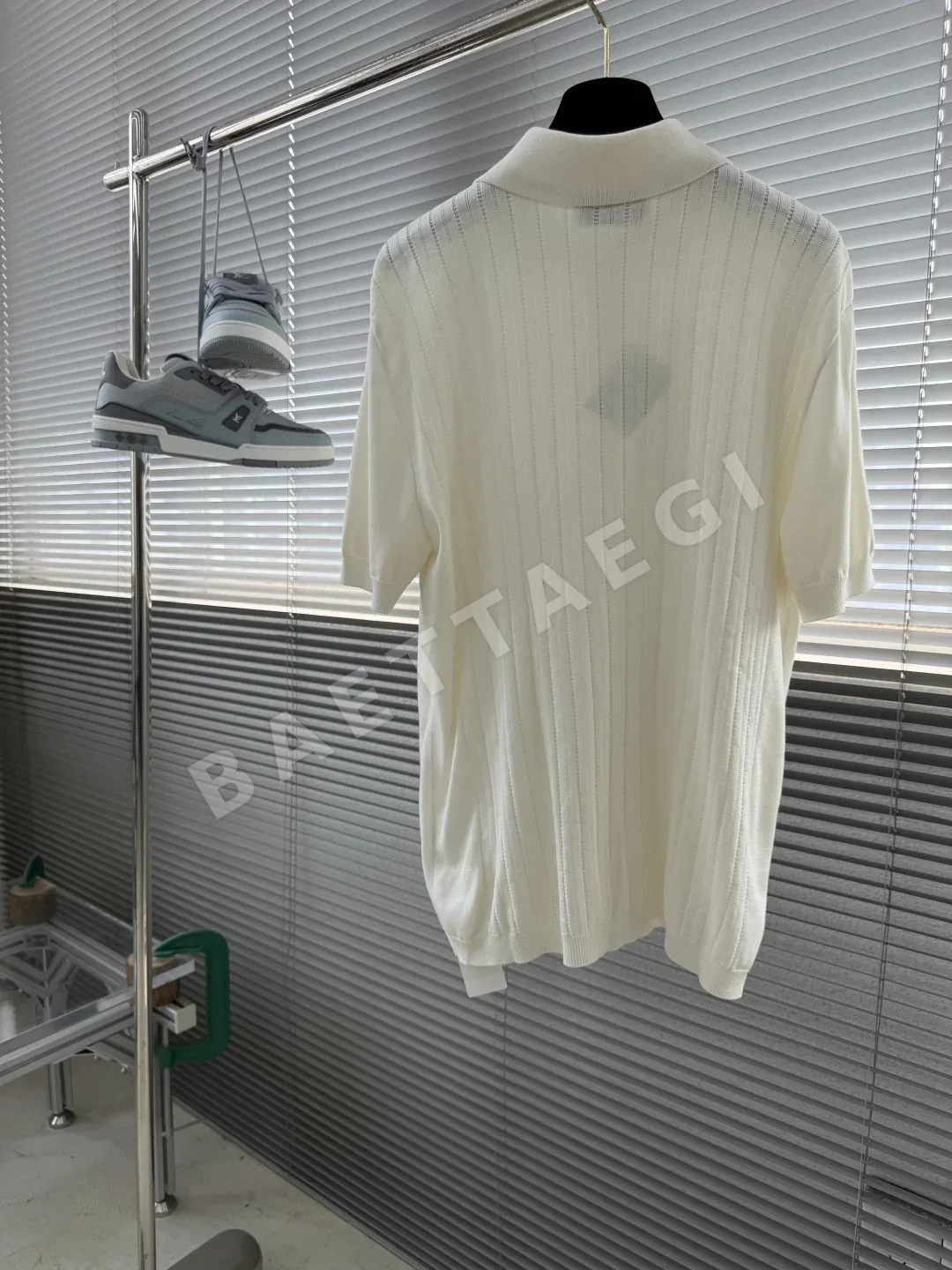 브루넬로쿠치넬리 코튼 반팔 니트 폴로셔츠 상세 이미지 8