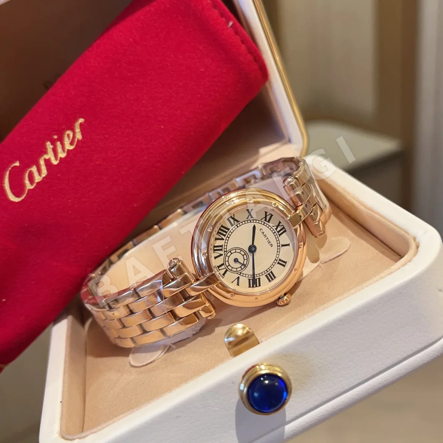 까르띠에 시계 사파이어 글라스 레플리카 42823 Cartier